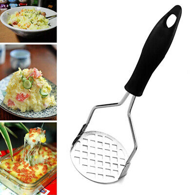 Stainless Steel Heat Resistant Meat Potato Masher Pusher Press