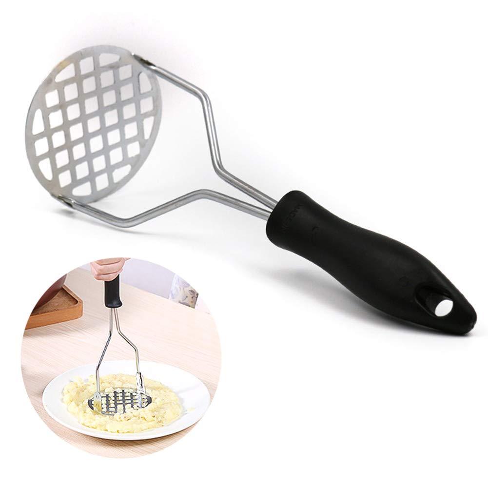 Plastic Handle Stainless Steel Potato Masher, Fruit Vegetable Masher